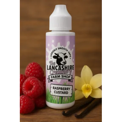 The Lancashire Creamery - Raspberry Custard - 0mg 100ml ShortfilThe Lancashire Creamery - Raspberry Custard - 0mg 100ml ShortfilThe Lancashire Creamery - Himbeer mit Vanille die cremig und lecker ist und perfekt für einen süssen Geschmack am Tag ist.70% | 30% VG / PGDessert: Vanilla, Milchshake16510The Lancashire Creamery - UK24,90 CHFsmoke-shop.ch24,90 CHF