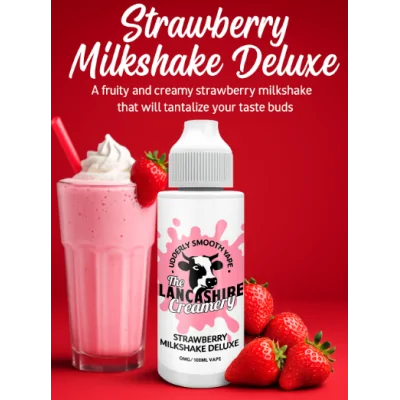 The Lancashire Creamery - Strawberry Milkshake Deluxe - 0mg 100ml ShortfilThe Lancashire Creamery - Strawberry Milkshake Deluxe - 0mg 100ml ShortfilThe Lancashire Creamery - Strawberry Milkshake Deluxe: Ein fruchtiger und cremiger Erdbeermilchshake, der Ihre Geschmacksnerven verwöhnt. 70% | 30% VG / PGDessert: Vanilla, Milchshake16510The Lancashire Creamery - UK24,90 CHFsmoke-shop.ch24,90 CHF