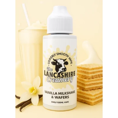 The Lancashire Creamery - Vanilla Milkshake & Wafers - 0mg 100ml ShortfilThe Lancashire Creamery - Vanilla Milkshake &amp; Wafers - 0mg 100ml Shortfil - 0mg 100ml Shortfil Ein klassischer Vanillemilchshake mit Waffelgeschmack, der cremig und lecker ist und perfekt für einen süssen Geschmack am Tag ist.70% | 30% VG / PGDessert: Vanilla, Milchshake, Waffel16510The Lancashire Creamery - UK24,90 CHFsmoke-shop.ch24,90 CHF