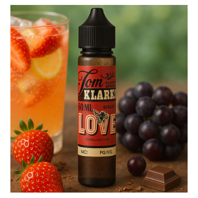 10 ml Tom Klark`s - LOVE - Longfill (DIY)10 ml Tom Klark`s - LOVE - Longfill (DIY)Geschmack: Fruchtig, frische Limonade mit Erdbeeren und Weintrauben und abgerundet durch einen Hauch Schokolade.Inhaltstoffe: Propylenglycol (PG) E1520 (Ph. Eur.), natürliche/naturidentische Aromastoffe, NikotinFüllmenge: 10ml Aroma (Longfill-) Flasche bis zum Rand mit E-Zigaretten Basis auffüllenFlasche: 60ml PET Flasche mit Kindersicherungsverschluß Mischungsverhältnis: 70 VG / 30 PG Aroma nie pur dampfen15145tom Klarks Liquid12,90 CHFsmoke-shop.ch12,90 CHF 10 ml Tom Klark`s - LOVE - Longfill (DIY)10 ml Tom Klark`s - LOVE - Longfill (DIY)Geschmack: Fruchtig, frische Limonade mit Erdbeeren und Weintrauben und abgerundet durch einen Hauch Schokolade.Inhaltstoffe: Propylenglycol (PG) E1520 (Ph. Eur.), natürliche/naturidentische Aromastoffe, NikotinFüllmenge: 10ml Aroma (Longfill-) Flasche bis zum Rand mit E-Zigaretten Basis auffüllenFlasche: 60ml PET Flasche mit Kindersicherungsverschluß Mischungsverhältnis: 70 VG / 30 PG Aroma nie pur dampfen15145tom Klarks Liquid12,90 CHFsmoke-shop.ch12,90 CHF