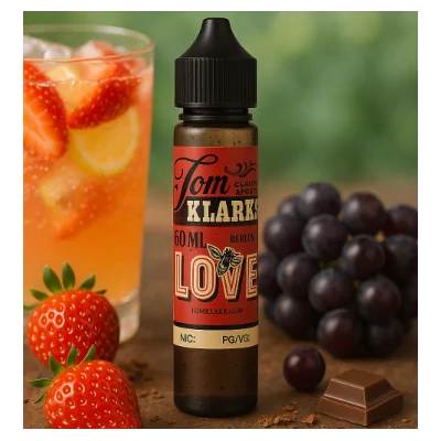 10 ml Tom Klark`s - LOVE - Longfill (DIY)10 ml Tom Klark`s - LOVE - Longfill (DIY)Geschmack: Fruchtig, frische Limonade mit Erdbeeren und Weintrauben und abgerundet durch einen Hauch Schokolade.Inhaltstoffe: Propylenglycol (PG) E1520 (Ph. Eur.), natürliche/naturidentische Aromastoffe, NikotinFüllmenge: 10ml Aroma (Longfill-) Flasche bis zum Rand mit E-Zigaretten Basis auffüllenFlasche: 60ml PET Flasche mit Kindersicherungsverschluß Mischungsverhältnis: 70 VG / 30 PG Aroma nie pur dampfen15145tom Klarks Liquid12,90 CHFsmoke-shop.ch12,90 CHF