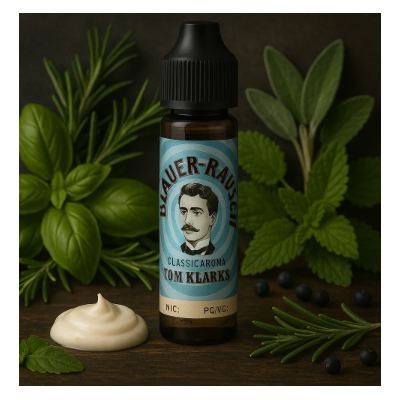 10 ml Tom Klark`s - Blauer Rausch - Longfill (DIY)10 ml Tom Klark`s - Blauer Rausch - Longfill (DIY)Geschmack: Tom Klark's - Blauer Rausch wird dich begeistern. Ein sanfter Hauch Creme kombiniert mit Basilikum, Rosmarin, Salbei, Pfefferminze, Zitronenmelisse und Wacholder ergibt eine natürliche, belebende Komposition. möchten. Inhaltstoffe: Propylenglycol (PG) E1520 (Ph. Eur.), natürliche/naturidentische Aromastoffe, NikotinFüllmenge: 10ml Aroma (Longfill-) Flasche bis zum Rand mit E-Zigaretten Basis auffüllenFlasche: 60ml PET Flasche mit Kindersicherungsverschluß Mischungsverhältnis: 70 VG / 30 PG Aroma nie pur dampfen15310tom Klarks Liquid12,90 CHFsmoke-shop.ch12,90 CHF 10 ml Tom Klark`s - Blauer Rausch - Longfill (DIY)10 ml Tom Klark`s - Blauer Rausch - Longfill (DIY)Geschmack: Tom Klark's - Blauer Rausch wird dich begeistern. Ein sanfter Hauch Creme kombiniert mit Basilikum, Rosmarin, Salbei, Pfefferminze, Zitronenmelisse und Wacholder ergibt eine natürliche, belebende Komposition. möchten. Inhaltstoffe: Propylenglycol (PG) E1520 (Ph. Eur.), natürliche/naturidentische Aromastoffe, NikotinFüllmenge: 10ml Aroma (Longfill-) Flasche bis zum Rand mit E-Zigaretten Basis auffüllenFlasche: 60ml PET Flasche mit Kindersicherungsverschluß Mischungsverhältnis: 70 VG / 30 PG Aroma nie pur dampfen15310tom Klarks Liquid12,90 CHFsmoke-shop.ch12,90 CHF
