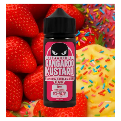 100 ml Strawberry Kangaroo Kustard von Cloud Thieves - shortfillLieferumfang: 100 ml Strawberry Kangaroo KustardGeschmack:&nbsp;Kangaroo Custard mit süßer Erdbeere in einer köstlichen Vanillepudding-Vape-Mischung gemischt mit Vanille-Zuckerguss und Regenbogen-Streuseln! Erdbeer- und Dessert-Vape-Fans werden sich freuen! Kangaroo Kustard Strawberry Roo ist ein hoher VG-Wert, der dichte und aromatische Dampfwolken erzeugt.80/20 VG/PG7832Cloud Thives - Premium Liquid aus USA13,20&nbsp;CHFsmoke-shop.ch13,20&nbsp;CHF