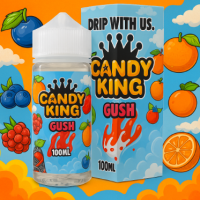 Candy King Gush - 100ml -shortfill-Lieferumfang: Candy King Gush - 100ml -shortfill-Geschmack: Kombination von fünf unverwechselbaren Früchten, die ihren Anspruch ein von einer Art Punsch des Geschmacks haben. Heidelbeere, Himbeere, Erdbeere, grüner Apfel, und Orange.Candy King Gush kommt in einer 120ml Flasche mit 0 Nikotin. Es gibt Platz für Nikotin innerhalb der Flasche hinzugefügt werden, wenn gewünscht.70% / 30% | VG / PG100 ml -shortfill- = sie können das Liquid pur dampfen oder mit 20 ml 0er oder Nikotin Base auffüllen10410candy king18,90 CHFsmoke-shop.ch18,90 CHF