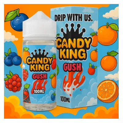Candy King Gush - 100ml -shortfill-Lieferumfang: Candy King Gush - 100ml -shortfill-Geschmack: Kombination von fünf unverwechselbaren Früchten, die ihren Anspruch ein von einer Art Punsch des Geschmacks haben. Heidelbeere, Himbeere, Erdbeere, grüner Apfel, und Orange.Candy King Gush kommt in einer 120ml Flasche mit 0 Nikotin. Es gibt Platz für Nikotin innerhalb der Flasche hinzugefügt werden, wenn gewünscht.70% / 30% | VG / PG100 ml -shortfill- = sie können das Liquid pur dampfen oder mit 20 ml 0er oder Nikotin Base auffüllen10410candy king18,90 CHFsmoke-shop.ch18,90 CHF