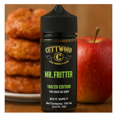 100 ml Mr Fritter von Cuttwood - shortfillLieferumfang:100 ml Mr Fritter von Cuttwood - shortfillGeschmack: Apfelkuchen mit ZimtMr. Fritter ist eine Dessertmischung, die den köstlichen Geschmack eines mit Zimt bestreuten Apfelkuchens einfängt, um ein köstliches Vape-Liquid mit einem reichhaltigen Ausatem zu schaffen.120 ml Flasche mit 100 ml E-liquid gefüllt 0mg verstärktes Aroma (zum Pur dampfen oder zum beimischen von Nikotinshots. 7103Cuttwood Liquids24,90 CHFsmoke-shop.ch24,90 CHF 100 ml Mr Fritter von Cuttwood - shortfillLieferumfang:100 ml Mr Fritter von Cuttwood - shortfillGeschmack: Apfelkuchen mit ZimtMr. Fritter ist eine Dessertmischung, die den köstlichen Geschmack eines mit Zimt bestreuten Apfelkuchens einfängt, um ein köstliches Vape-Liquid mit einem reichhaltigen Ausatem zu schaffen.120 ml Flasche mit 100 ml E-liquid gefüllt 0mg verstärktes Aroma (zum Pur dampfen oder zum beimischen von Nikotinshots. 7103Cuttwood Liquids24,90 CHFsmoke-shop.ch24,90 CHF