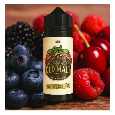 Old Malt – Berries + Cherries 0mg 100ml ShortfillOld Malt – Berries &amp; Cherries 0mg ShortfillBEEREN &amp; KIRSCHENEine tadellose Mischung aus köstlichen reifen Erdbeeren, süßen Himbeeren und saftigen Kirschen, die sich beim Ausatmen perfekt ergänzen.14877OLD MALT Juice CO19,90 CHFsmoke-shop.ch19,90 CHF