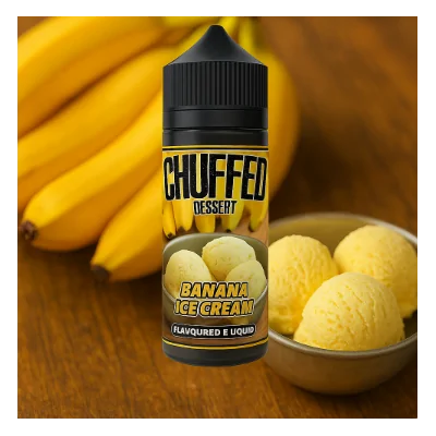 CHUFFED FRUITS - Banana Ice Cream 0MG 100ML SHORTFILL E-LIQUIDCHUFFED FRUITS - Banana Ice Cream 0MG 100ML SHORTFILL E-LIQUIDBanana Ice Cream Shortfill von Chuffed Dessert besteht aus reifen Bananen, die mit Eiscreme vermischt sind. Ein herrlich weiches Dessert und perfekt für den ganzen Tag vaping.Banana Ice Creamvon Chuffed Fruits ist eine 100ml Shortfill mit 0mg Nikotin, dieses kann bei Bedarf hinzugefügt werden.&nbsp;70% | 30% VG / PGTweet Teilen&nbsp;Inhalt: 100mlNikotingehalt: 0 mgMischverhältnis: 30% PG / 70% VGInhaltstoffe: Propylenglykol, pflanzliches Glyzerin, Aromen&nbsp;11724Chuffed Premium UK Liquids14,90&nbsp;CHFsmoke-shop.ch14,90&nbsp;CHF