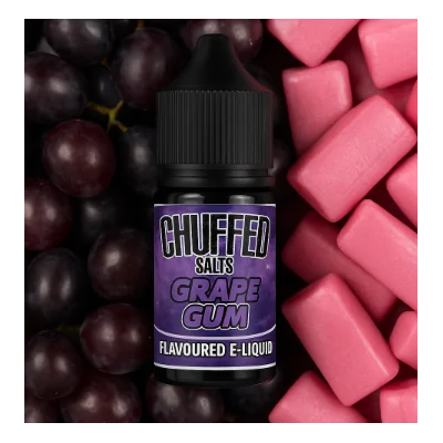 Chuffed Salts - Grape Gum 10ml - vers. NikotinstärkenChuffed Salts - Grape Gum 10ml - 10 mgGrape Gum von Chuffed Salts ist eine süße Mischung aus saftigen, süßen und herben Trauben beim Einatmen, ergänzt durch einen köstlichen Kaugummigeschmack beim Ausatmen. 50/50 15734Chuffed Premium UK Liquids4,50 CHFsmoke-shop.ch4,50 CHF Chuffed Salts - Grape Gum 10ml - vers. NikotinstärkenChuffed Salts - Grape Gum 10ml - 10 mgGrape Gum von Chuffed Salts ist eine süße Mischung aus saftigen, süßen und herben Trauben beim Einatmen, ergänzt durch einen köstlichen Kaugummigeschmack beim Ausatmen. 50/50 15734Chuffed Premium UK Liquids4,50 CHFsmoke-shop.ch4,50 CHF