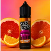 10 ml Pink Grapefruit Orange Longfill Aroma von Six Licks - longfill (DIY)