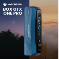 Box GTX One Pro - Vaporesso - Box Mod 40 Watt Oled 0.87" 3000 MahLieferumfang:  1x Box GTX One Pro - Vaporesso - Box Mod 40 Watt Oled 0.87" 3000 MahDie GTX One-Box erstrahlt in neuem Glanz mit dieser Pro-Version, die noch ausgereifter ist als ihr Vorgänger.Eingebauter 3000mAh-Akku, der über USB-C schnell mit 2A aufgeladen werden kann.Einstellbare Leistung von bis zu 40 Watt, die sich automatisch an den erkannten Widerstand anpasst (Smart-Modus).Klares und gut lesbares 0,87" OLED-Display.Manueller Switch zum Sperren und Entsperren der Box.Lieferumfang: 1 x Mod GTX One Pro1 x USB-C-Kabel1 x BenutzerhandbuchEigenschaftenEingebauter 3000mAh AkkuLeistung: 40W maxModi: Smart, Wattage0.87" OLED-DisplayManueller Switch16723Vaporesso39,90 CHFsmoke-shop.ch39,90 CHF