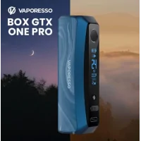 Box GTX One Pro - Vaporesso - Box Mod 40 Watt Oled 0.87" 3000 MahLieferumfang:  1x Box GTX One Pro - Vaporesso - Box Mod 40 Watt Oled 0.87" 3000 MahDie GTX One-Box erstrahlt in neuem Glanz mit dieser Pro-Version, die noch ausgereifter ist als ihr Vorgänger.Eingebauter 3000mAh-Akku, der über USB-C schnell mit 2A aufgeladen werden kann.Einstellbare Leistung von bis zu 40 Watt, die sich automatisch an den erkannten Widerstand anpasst (Smart-Modus).Klares und gut lesbares 0,87" OLED-Display.Manueller Switch zum Sperren und Entsperren der Box.Lieferumfang: 1 x Mod GTX One Pro1 x USB-C-Kabel1 x BenutzerhandbuchEigenschaftenEingebauter 3000mAh AkkuLeistung: 40W maxModi: Smart, Wattage0.87" OLED-DisplayManueller Switch16723Vaporesso39,90 CHFsmoke-shop.ch39,90 CHF
