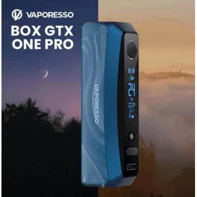Box GTX One Pro - Vaporesso - Box Mod 40 Watt Oled 0.87" 3000 MahLieferumfang:  1x Box GTX One Pro - Vaporesso - Box Mod 40 Watt Oled 0.87" 3000 MahDie GTX One-Box erstrahlt in neuem Glanz mit dieser Pro-Version, die noch ausgereifter ist als ihr Vorgänger.Eingebauter 3000mAh-Akku, der über USB-C schnell mit 2A aufgeladen werden kann.Einstellbare Leistung von bis zu 40 Watt, die sich automatisch an den erkannten Widerstand anpasst (Smart-Modus).Klares und gut lesbares 0,87" OLED-Display.Manueller Switch zum Sperren und Entsperren der Box.Lieferumfang: 1 x Mod GTX One Pro1 x USB-C-Kabel1 x BenutzerhandbuchEigenschaftenEingebauter 3000mAh AkkuLeistung: 40W maxModi: Smart, Wattage0.87" OLED-DisplayManueller Switch16723Vaporesso39,90 CHFsmoke-shop.ch39,90 CHF