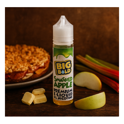 BIG BOLD SMASHED APPLE 0MG 50ML SHORTFILLBIG BOLD SMASHED APPLE 0MG 50ML SHORTFILLGeschmack: Smashed Apple von Big Bold hat einen Hintergrund aus knusprigem Teig mit gebackener Butter. Genießen Sie diesen köstlichen Apfelkuchen, der mit einer cremigen Teigcreme überzogen und durch einen Hauch von Rhabarber verfeinert ist.Iron Bruise von Big Bold ist eine Hommage an das schottische Lieblingsgetränk. Beim Einatmen wirst Du eine Kombination von Zitrusnoten entdecken, mit einem ausgeprägten Orangengeschmack, der einen pikanten Biss erzeugt.Cola Cooler von Big Bold kommt als 50ml Liquid mit 0 Nikotin. Es gibt Platz für Nikotin, das bei Bedarf hinzugefügt werden kann.70 / 30 | VG / PG10487Big Bold Premium Liquids UK8,30 CHFsmoke-shop.ch8,30 CHF