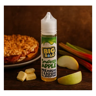 BIG BOLD SMASHED APPLE 0MG 50ML SHORTFILLBIG BOLD SMASHED APPLE 0MG 50ML SHORTFILLGeschmack: Smashed Apple von Big Bold hat einen Hintergrund aus knusprigem Teig mit gebackener Butter. Genießen Sie diesen köstlichen Apfelkuchen, der mit einer cremigen Teigcreme überzogen und durch einen Hauch von Rhabarber verfeinert ist.Iron Bruise von Big Bold ist eine Hommage an das schottische Lieblingsgetränk. Beim Einatmen wirst Du eine Kombination von Zitrusnoten entdecken, mit einem ausgeprägten Orangengeschmack, der einen pikanten Biss erzeugt.Cola Cooler von Big Bold kommt als 50ml Liquid mit 0 Nikotin. Es gibt Platz für Nikotin, das bei Bedarf hinzugefügt werden kann.70 / 30 | VG / PG10487Big Bold Premium Liquids UK8,30 CHFsmoke-shop.ch8,30 CHF
