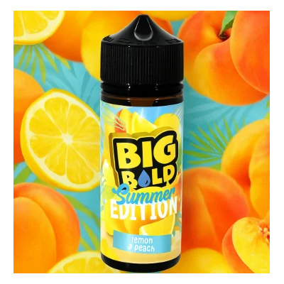 Big Bold Summer Edition - Lemon, & Peach 0mg 100ml ShortfillBig Bold Summer Edition - Lemon, &amp; Peach 0mg 100ml ShortfillNikotin: 0mg (Nikotin Shot kompatibel)Flasche: 120ml Flasche mit 100ml Liquid, Platz für 2 x Nic Shots12882Big Bold Premium Liquids UK19,90&nbsp;CHFsmoke-shop.ch19,90&nbsp;CHF