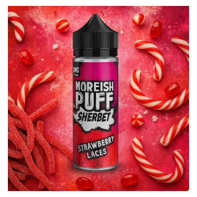 Moreish Puff Candy - Sherbet Strawberry Lace 100ML -0mg - shortfillLieferumfang: Moreish Puff Candy - Sherbet Strawberry Lace 100ML -0mg - shortfillGeschmack: Moreish Puff Strawberry Laces E-Liquid ist ein sensationelles Erdbeer-Sorbet-Aroma, das genau wie die alte Schule süß schmeckt! Eine spektakuläre Mund wässrig Flüssigkeit, die schnell zu Ihrem täglichen vape werden wird.120 ml Chubby Flasche (Inhalt 100ml)12916Moreish Puff UK Liquids22,90&nbsp;CHFsmoke-shop.ch22,90&nbsp;CHF