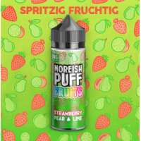 Moreish Fruits - Strawberry, Pear & Lime 100ml 0mg shortfillLieferumfang: Moreish Fruits - Strawberry, Pear &amp; Lime 100ml 0mg shortfillGeschmack:Strawberry, Pear &amp; Lime von Moreish Puff bietet genau das, was auf der Flasche steht. Eine gewürfelte Kombination aus Erdbeeren und Birnen, verfeinert mit ein paar Tropfen Limette. Strawberry, Pear &amp; Lime von Moreish Puff kommt als 100ml Vape-Saft mit 0 Nikotin. Es gibt Platz für Nikotin, wenn nötig.70% / 30% | VG / PG11267Moreish Puff UK Liquids22,90 CHFsmoke-shop.ch22,90 CHF