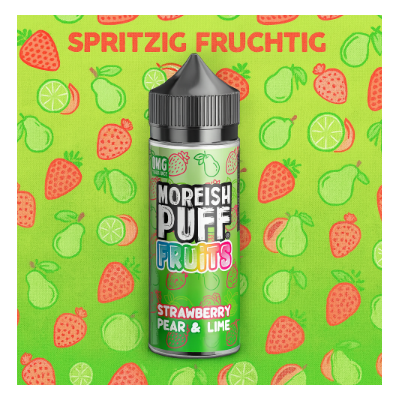 Moreish Fruits - Strawberry, Pear & Lime 100ml 0mg shortfillLieferumfang: Moreish Fruits - Strawberry, Pear & Lime 100ml 0mg shortfillGeschmack:Strawberry, Pear & Lime von Moreish Puff bietet genau das, was auf der Flasche steht. Eine gewürfelte Kombination aus Erdbeeren und Birnen, verfeinert mit ein paar Tropfen Limette. Strawberry, Pear & Lime von Moreish Puff kommt als 100ml Vape-Saft mit 0 Nikotin. Es gibt Platz für Nikotin, wenn nötig.70% / 30% | VG / PG11267Moreish Puff UK Liquids22,90 CHFsmoke-shop.ch22,90 CHF Moreish Fruits - Strawberry, Pear & Lime 100ml 0mg shortfillLieferumfang: Moreish Fruits - Strawberry, Pear & Lime 100ml 0mg shortfillGeschmack:Strawberry, Pear & Lime von Moreish Puff bietet genau das, was auf der Flasche steht. Eine gewürfelte Kombination aus Erdbeeren und Birnen, verfeinert mit ein paar Tropfen Limette. Strawberry, Pear & Lime von Moreish Puff kommt als 100ml Vape-Saft mit 0 Nikotin. Es gibt Platz für Nikotin, wenn nötig.70% / 30% | VG / PG11267Moreish Puff UK Liquids22,90 CHFsmoke-shop.ch22,90 CHF