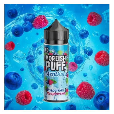 MOREISH PUFF MENTHOL BLUEBERRY AND RASPBERRY 0MG 100ML SHORTFILL E-LIQUIDLieferumfang: MOREISH PUFF MENTHOL BLUEBERRY AND RASPBERRY 0MG 100ML SHORTFILL E-LIQUIDGeschmack: Blueberries and Raspberries Menthol ist ein erfrischender Mix aus süßen Heidelbeeren, Himbeeren und kühlem Menthol.70% | 30% VG / PG120 ml Chubby Flasche (Inhalt 100ml)10412Moreish Puff UK Liquids22,90 CHFsmoke-shop.ch22,90 CHF