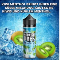 MOREISH PUFF MENTHOL KIWI 0MG 100ML SHORTFILL E-LIQUIDLieferumfang: MOREISH PUFF MENTHOL BLACKCURRANT 0MG 100ML SHORTFILL E-LIQUIDGeschmack: Kiwi Menthol bringt Ihnen eine süße Mischung aus exotischen Kiwis und kühlem Menthol.Kiwi Menthol brings you a sweet blend of exotic kiwis and cool menthol.70% | 30% VG / PG120 ml Chubby Flasche (Inhalt 100ml)10414Moreish Puff UK Liquids22,90&nbsp;CHFsmoke-shop.ch22,90&nbsp;CHF
