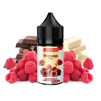 Fravap - 30ml - Cebueno Aroma (DIY)Eine köstliche Himbeere, umhüllt von zarter weißer und Milchschokolade, die ein reichhaltiges, süßes und intensives Genusserlebnis bietet.Geschmack: Himbeer, Schokolade, weisse Schokolade 30ml FlascheAroma (DIY) nie pur dampfen ! 16730CEBUENO - Liquids und Aromen FR13,90 CHFsmoke-shop.ch13,90 CHF