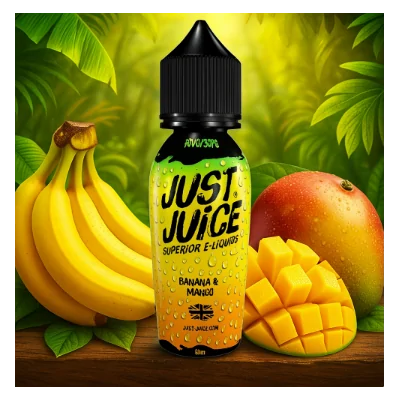 Just Juice Iconic - Banana & Mango 50ml 0mg ShortfillJust Juice Iconic - Banana &amp; Mango 50ml 0mg Shortfill e-liquidIconic - Banana &amp; Mango von Just Juice ist eine 50ml Shortfill mit 0mg Nikotin. Es besteht die Möglichkeit, bei Bedarf einen zusätzlichen Nikotinschuss hinzuzufügen.70% VG / 30% PG PG / VG 30 / 70 - 00mg Überdosisertes E-LiquidE-Liquide 50ML 0MG BoostMade in Malaysia - 70 VG14580Just Juice - Superier18,30&nbsp;CHFsmoke-shop.ch18,30&nbsp;CHF
