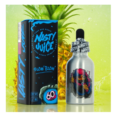 50 ml SLOW BLOW von Nasty JuiceLieferumfang: 50 SLOW BLOW von Nasty JuiceGeschmack: Der Geschmack von Ananas in Kombination mit Limonensoda. PG / VG 30 / 70 - 00mg Überdosisertes E-LiquidE-Liquide 50ML 0MG BoostMade in Malaysia - 70 VG6128Nasty Juice18,90 CHFsmoke-shop.ch18,90 CHF 50 ml SLOW BLOW von Nasty JuiceLieferumfang: 50 SLOW BLOW von Nasty JuiceGeschmack: Der Geschmack von Ananas in Kombination mit Limonensoda. PG / VG 30 / 70 - 00mg Überdosisertes E-LiquidE-Liquide 50ML 0MG BoostMade in Malaysia - 70 VG6128Nasty Juice18,90 CHFsmoke-shop.ch18,90 CHF