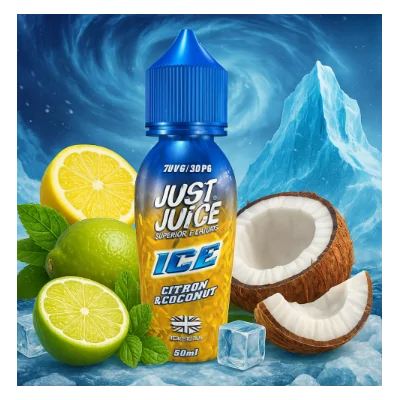 Just Juice Ice Citron & Coconut 50ml Shortfill 0mgJust Juice Ice Citron &amp; Coconut 50ml Short Fill 0mgDiese erfrischende Mischung aus Zitrusfrüchten und cremiger Kokosnuss wird durch eine kühle, eisige Brise zu einem herrlich erfrischenden Erlebnis. Jeder Zug ist eine tropische Flucht.Voller Geschmack, aber mit null Nikotin. Sie werden mit einer 70VG/30PG-Formel hergestellt, um bei jedem Zug weiche Wolken und ein befriedigendes Aroma zu liefern.In jeder 60ml Flasche Citron &amp; Coconut Ice Shortfill E-Liquid erhalten Sie 50ml Saft mit Platz für einen 10ml Nikotinshot Ihrer Wahl. 50ml shortfill0mg Nikotin70VG/30PG 13019Just Juice - Superier E-Liquids18,30 CHFsmoke-shop.ch18,30 CHF
