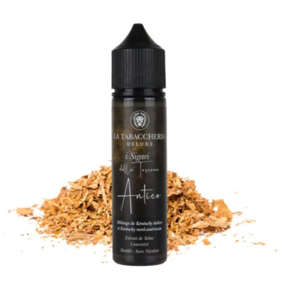 Long Fill Antico 40/60ml - I Sigari by La TabaccheriaEine intensive Mischung aus amerikanischen und italienischen Kentucky-Klassikern, die einen tief rauchigen und authentischen Geschmack bietet.Long Fill Antico 40/60ml - I Sigari by La TabaccheriaMarke La TabaccheriaSortiment TobaccoLand ItalienGeschmack TabakVerpackung PE-Flasche 60ml mit kindersicherem VerschlussSteepzeit 5 - 10 TageFüllmenge: 40ml Anwendung: Bis zum Rand mit Basis oder Shots füllen , nicht pur dampfen 16741La Tabacaria - Italien18,90 CHFsmoke-shop.ch18,90 CHF Long Fill Antico 40/60ml - I Sigari by La TabaccheriaEine intensive Mischung aus amerikanischen und italienischen Kentucky-Klassikern, die einen tief rauchigen und authentischen Geschmack bietet.Long Fill Antico 40/60ml - I Sigari by La TabaccheriaMarke La TabaccheriaSortiment TobaccoLand ItalienGeschmack TabakVerpackung PE-Flasche 60ml mit kindersicherem VerschlussSteepzeit 5 - 10 TageFüllmenge: 40ml Anwendung: Bis zum Rand mit Basis oder Shots füllen , nicht pur dampfen 16741La Tabacaria - Italien18,90 CHFsmoke-shop.ch18,90 CHF