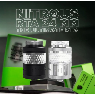 Nitrous RTA - 24 mm Damn Vape - (Selbstwickelverdampfer)Der Nitrous 24 mm RTA von Damn Vape, der in Zusammenarbeit mit Koko Sarang entworfen wurde, vereint Eleganz, Vielseitigkeit und Leistung für anspruchsvolle Dampfer.Postless Single/Dual Coil Tray ermöglicht eine einfache Installation der Coils.Einfache und saubere Befüllung von oben.Airflow einstellbar über Ring oder Reduzierstück, perfekt für RDL- bis DL-Züge.Juice Flow Control verhindert einen Luftdruckabfall beim Öffnen des Topcaps.Drip Tip 810 und Pyrex aus PCTG, was eine hervorragende Haltbarkeit bietet.Flush mit Mods mit einem maximalen Durchmesser von 24 mm.16748Damn Vape - RDA48,00 CHFsmoke-shop.ch48,00 CHF Nitrous RTA - 24 mm Damn Vape - (Selbstwickelverdampfer)Der Nitrous 24 mm RTA von Damn Vape, der in Zusammenarbeit mit Koko Sarang entworfen wurde, vereint Eleganz, Vielseitigkeit und Leistung für anspruchsvolle Dampfer.Postless Single/Dual Coil Tray ermöglicht eine einfache Installation der Coils.Einfache und saubere Befüllung von oben.Airflow einstellbar über Ring oder Reduzierstück, perfekt für RDL- bis DL-Züge.Juice Flow Control verhindert einen Luftdruckabfall beim Öffnen des Topcaps.Drip Tip 810 und Pyrex aus PCTG, was eine hervorragende Haltbarkeit bietet.Flush mit Mods mit einem maximalen Durchmesser von 24 mm.16748Damn Vape - RDA48,00 CHFsmoke-shop.ch48,00 CHF