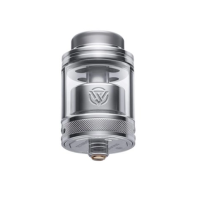 Stalk RTA 24mm - Republic Of Vape (Selbstwickelverdampfer)Der Stalk RTA von Republic of Vape, das Ergebnis der Zusammenarbeit mit Mike Vapeshouse, ist ein leistungsstarker und eleganter rekonstruierbarer Atomizer, der für anspruchsvolle Dampfer entwickelt wurde.Postless Single Coil Tray: Großer Platz für eine einfache und schnelle Montage der Coils.3ml Fassungsvermögen und Befüllung von oben mit einem ergonomischen und auslaufsicheren System.Einstellbare Dual Airflow mit interner Strömung direkt zum Coil, perfekt für RDL- bis DL-Züge.Austauschbares Drip Tip 810, DL vorinstalliert, RDL inbegriffen.Hergestellt aus hochwertigen Materialien für maximale Haltbarkeit und ein elegantes Design.24 mm Durchmesser, perfekter Standard für die meisten existierenden Mods.16749Damn Vape - RDA59,90 CHFsmoke-shop.ch59,90 CHF