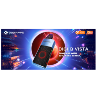 Pod Digi Q Vista - Geekvape -1600mAh - 3ml - USB C - 3D BildschirmEntdecken Sie den Digi Q Vista von Geekvape: Ein futuristischer Pod, der einen 3D-gekrümmten Bildschirm, einen langlebigen Akku und ein ultramodernes Design für ein einzigartiges Dampferlebnis kombiniert.Eingebauter 1600mAh-Akku, der über USB-C aufgeladen wird.Einstellbare Leistung bis maximal 35 Watt, die sich automatisch an die eingelegte Kartusche anpasst.Drei Nutzungsmodi: ECO, SMART und DYNAMIC.Fassungsvermögen von 3ml und Befüllung von der Seite.In die Patrone integrierter Mesh-Widerstand.Kompatibel mit den Patronen der Q-Serie.Einstellbare Airflow perfekt für MTL- bis RDL-Züge.Physischer „A-Lock“-Schalter, der eine versehentliche Aktivierung verhindert.Großer, gebogener 3D-Bildschirm, klar und lesbar, mit wunderschönen Animationen.Aktivierung per Knopfdruck oder automatisch durch Inhalation.16736geekvape32,00 CHFsmoke-shop.ch32,00 CHF