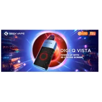 Pod Digi Q Vista - Geekvape -1600mAh - 3ml - USB C - 3D BildschirmEntdecken Sie den Digi Q Vista von Geekvape: Ein futuristischer Pod, der einen 3D-gekrümmten Bildschirm, einen langlebigen Akku und ein ultramodernes Design für ein einzigartiges Dampferlebnis kombiniert.Eingebauter 1600mAh-Akku, der über USB-C aufgeladen wird.Einstellbare Leistung bis maximal 35 Watt, die sich automatisch an die eingelegte Kartusche anpasst.Drei Nutzungsmodi: ECO, SMART und DYNAMIC.Fassungsvermögen von 3ml und Befüllung von der Seite.In die Patrone integrierter Mesh-Widerstand.Kompatibel mit den Patronen der Q-Serie.Einstellbare Airflow perfekt für MTL- bis RDL-Züge.Physischer „A-Lock“-Schalter, der eine versehentliche Aktivierung verhindert.Großer, gebogener 3D-Bildschirm, klar und lesbar, mit wunderschönen Animationen.Aktivierung per Knopfdruck oder automatisch durch Inhalation.16736geekvape23,00 CHFsmoke-shop.ch23,00 CHF Pod Digi Q Vista - Geekvape -1600mAh - 3ml - USB C - 3D BildschirmEntdecken Sie den Digi Q Vista von Geekvape: Ein futuristischer Pod, der einen 3D-gekrümmten Bildschirm, einen langlebigen Akku und ein ultramodernes Design für ein einzigartiges Dampferlebnis kombiniert.Eingebauter 1600mAh-Akku, der über USB-C aufgeladen wird.Einstellbare Leistung bis maximal 35 Watt, die sich automatisch an die eingelegte Kartusche anpasst.Drei Nutzungsmodi: ECO, SMART und DYNAMIC.Fassungsvermögen von 3ml und Befüllung von der Seite.In die Patrone integrierter Mesh-Widerstand.Kompatibel mit den Patronen der Q-Serie.Einstellbare Airflow perfekt für MTL- bis RDL-Züge.Physischer „A-Lock“-Schalter, der eine versehentliche Aktivierung verhindert.Großer, gebogener 3D-Bildschirm, klar und lesbar, mit wunderschönen Animationen.Aktivierung per Knopfdruck oder automatisch durch Inhalation.16736geekvape23,00 CHFsmoke-shop.ch23,00 CHF