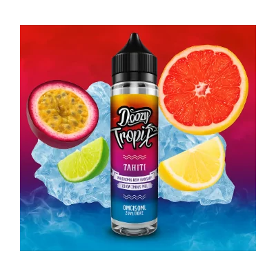 50 ml DOOZY VAPE TROPIX Tahiti - shortfill - 0mg50 ml DOOZY VAPE TROPIX Tahiti- shortfillEine spritzige Mischung aus Maracuya und Rubin-Grapefruit mit einem erfrischend scharfen Zitrus-Sprudel. Ein fruchtiger Mix, getränkt mit grünem Zitronensaft, macht dies zu einem Showstopper von einem Geschmack mit einem Twist. Es ist wirklich etwas Besonderes.A Tangy blend of Maracuya and Ruby Grapefruit with a Refreshingly Sharp Citrus Fizz. A Fruitilicious Mix drenched in Green Lemon juice makes this a Showstopper of a Flavour with a Twist. It really is something Special.70/30 VG/PG9987Doozy Liquids18,90 CHFsmoke-shop.ch18,90 CHF