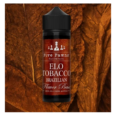 Five Pawns - Elo Tobacco Brazilian 0mg 100ml ShortfillFive Pawns - Elo Tobacco Brazilian 0mg 100ml ShortfillElo Tobacco von Five Pawns bietet eine raffinierte Mischung, die von klassischen brasilianischen Tabakblättern inspiriert ist. Diese Shortfill E-Liquid integriert subtile Noten von Zitrusfrüchten und schafft ein weiches, reichhaltiges und leicht erdiges Geschmacksprofil. Elo Tobacco wird in einer 120-ml-Flasche geliefert, die 100 ml erstklassige aromatisierte E-Flüssigkeit enthält und Ihnen genügend Platz lässt, um nach Belieben Nikotinshots hinzuzufügen. Mit einem ausgewogenen Verhältnis von 50 % VG und 50 % PG ist es ideal für das Verdampfen in kleineren, wiederbefüllbaren Pod- oder Pen-Geräten geeignet und garantiert einen reibungslosen und angenehmen Rauchgenuss. Allerdings ist diese e-Flüssigkeit nicht geeignet für die direkte Inhalation mit Sub-Ohm-Spulen verdampfen.50% PG 50% VG15640Five Pawns Signature vapor Liquids California26,90 CHFsmoke-shop.ch26,90 CHF