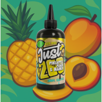 Just 200 by Joe's Juice Pineapple Peach & Mango 0mg 200ml ShortfillJust 200 by Joe's Juice Pineapple Peach &amp; Mango 0mg 200ml ShortfillJoe's Juice Pineapple Peach Mango 200ml Shortfill e-liquid platzt mit total tropischen Ananas Vibes, kombiniert mit saftigen Pfirsichen und frischen Mangos.Pineapple Peach Mango 200ml e-Flüssigkeit ist als 70% VG, 200ml Shortfill, ideal für Sub-Ohm vaping zur Verfügung.Inhalt:200mlNikotingehalt: 0 mgMischverhältnis: 30% PG / 70% VGInhaltstoffe: Propylenglykol, pflanzliches Glyzerin, Aromen12533Berserker Blood Axe - Joe's Juice22,00 CHFsmoke-shop.ch22,00 CHF