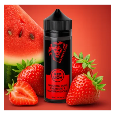Dampflion Aroma 10ml - Red Lion 10/120 ml (longfill DIY)Lieferumfang:1x&nbsp;Dampflion Aroma 10ml Red LionDie erste Aromenlinie vom Youtuber Roman alias "Dampflion". Leckere kombinierte Geschmacksrichtungen, die ausgiebig vorab getestet wurden, man hat hier nix dem Zufall überlassen.&nbsp;Geschmack: Fruchtige Süße, Erdbeere und Wassermelone Dosierung: longfill (bis zum Rand mit Basis auffüllen)&nbsp;Aromen niemals PUR dampfen ! 14209Dampflion14,90&nbsp;CHFsmoke-shop.ch14,90&nbsp;CHF