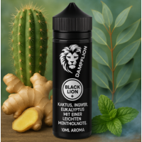 Dampflion Aroma 10ml Black Lion+ (Longfill - DIY)Lieferumfang:1x Dampflion Aroma 10ml Black Lion+Die erste Aromenlinie vom Youtuber Roman alias "Dampflion". Leckere kombinierte Geschmacksrichtungen, die ausgiebig vorab getestet wurden, man hat hier nix dem Zufall überlassen. Geschmack: Kaktus, Ingwer und Eukalyptus mit einer leichten Menthol Note Dosierung: 8% bis 11% (je nach Bedarf) 5-10 Tage ReifezeitAromen niemals PUR dampfen ! 4174Dampflion14,90 CHFsmoke-shop.ch14,90 CHF