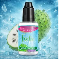 Exotic Concentré Fresh & Sweet Aroma 30ml (DIY)Lieferumfang: Exotic Concentré Fresh &amp; Sweet Aromea 30ml (DIY)30ml Konzentrat, von dem die Welt sprechen wird. Es besteht aus einem intensiven Geschmack von Guanabana mit einigen Hauch von exotischen Früchten zusammen. Diese köstliche Mischung wird durch einen Hauch von Frische begleitet.Konzentrierte Aroma in einer Basis verdünnt werden.Aromen nie pur dampfen! Zum selbermischen mit Base 13786Aromea - DIY Aroma - Frankreich11,90 CHFsmoke-shop.ch11,90 CHF