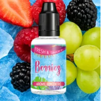 Berriez Concentré Fresh & Sweet Aroma 30ml (DIY)Lieferumfang: Berriez Concentré Fresh &amp; Sweet Aromea 30ml (DIY)Berriez ist ein 30ml-Konzentrat, das den Geschmack von roten Früchten mit dem Geschmack von weißen Trauben verbindet, was zu einem überraschenden Ergebnis führt. Diese Kombination wird durch einen Hauch von Frische ergänzt.Konzentrierte Aroma in einer Basis verdünnt werden.Aromen nie pur dampfen! Zum selbermischen mit Base 13783Aromea - DIY Aroma - Frankreich11,90 CHFsmoke-shop.ch11,90 CHF