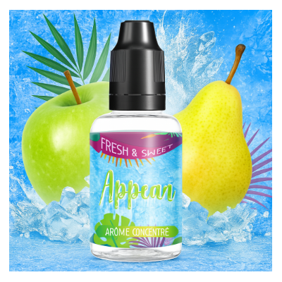 Appear Concentré Fresh & Sweet Aromea 30ml (DIY)Lieferumfang: 30ml Appear Concentré Fresh &amp; Sweet Aromea 30ml (DIY)Aromea macht seinen Auftritt auf Smoke-Shop mit seinen neuen Aromen. Das Aromen von Apfel und Birne auf einem Hintergrund von Frische zusammenbringt. Eine fruchtige Eskapade mit süßen, frühlingshaften und erfrischenden Eindrücken.Konzentrierte Aroma in einer Basis verdünnt werden.Aromen nie pur dampfen! Zum selbermischen mit Base 13782Aromea - DIY Aroma - Frankreich11,90 CHFsmoke-shop.ch11,90 CHF
