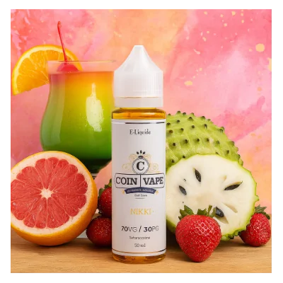 50 ml NIKKI - von COIN VAPE BY SAVOUREA - shortfill 0mgLieferumfang: 50 ml NIKKI - von COIN VAPE BY SAVOUREAEntdecken Sie die Coin Vape Liquids von Savourea im praktischen Shortfill Format mit 50ml Liquid! Das Liquid Nikki kommt mit einem superfruchtigen Cocktail aus Grapefruit, Stachelannone (mit einem Geschmack zwischen Litschi und Mango), Erdbeere und Kaktussaft. Ein erfrischendes Feuwerk mit vielen aromatischen Nuancen!60ml Flasche mit 50ml hochdosiertem Aroma. Zum Verdünnen mit Nikotin-Shots (20mg/ml) für den gewünschten Nikotingehalt: 1 Shot für 3mg/ml und 2 Shots für 6mg/ml. Bei mehreren Shots muss ein grösserer Behälter vorgesehen werden.PG/VG-Verhältnis: 30/70.Hergestellt in Frankreich.9145Coin Vapes13,20 CHFsmoke-shop.ch13,20 CHF 50 ml NIKKI - von COIN VAPE BY SAVOUREA - shortfill 0mgLieferumfang: 50 ml NIKKI - von COIN VAPE BY SAVOUREAEntdecken Sie die Coin Vape Liquids von Savourea im praktischen Shortfill Format mit 50ml Liquid! Das Liquid Nikki kommt mit einem superfruchtigen Cocktail aus Grapefruit, Stachelannone (mit einem Geschmack zwischen Litschi und Mango), Erdbeere und Kaktussaft. Ein erfrischendes Feuwerk mit vielen aromatischen Nuancen!60ml Flasche mit 50ml hochdosiertem Aroma. Zum Verdünnen mit Nikotin-Shots (20mg/ml) für den gewünschten Nikotingehalt: 1 Shot für 3mg/ml und 2 Shots für 6mg/ml. Bei mehreren Shots muss ein grösserer Behälter vorgesehen werden.PG/VG-Verhältnis: 30/70.Hergestellt in Frankreich.9145Coin Vapes13,20 CHFsmoke-shop.ch13,20 CHF