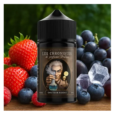 Docteur Riddle Les Chroniques Laboratoire H2O 50ml 00mg - ShortfillGeschmack: Waldbeeren, Erdbeere, Frische, TraubePG/VG: 40/60Tauchen Sie mit dem Doctor Riddle e-Liquid in die Chroniken von Professor Dawkins ein. Diese gefrostete E-Liquid mischt einen Traubengeschmack mit einem Erdbeergeschmack, der mit Waldbeeren gepaart ist. Das Ganze wird von einem erfrischenden Geschmack begleitet. Docteur Riddle Les Chroniques Laboratoire H2O 50ml 00mg - Shortfill00mg - Liquid mit überdosierten AromenNikotingehalt 00 mgArt der E-Liquids E-Liquid zum Boosten (shortfill)Geschmack FruchtigInhalt 50mlPG/VG 40/60Land Frankreich13714Laboroatoire H2o12,60 CHFsmoke-shop.ch12,60 CHF Docteur Riddle Les Chroniques Laboratoire H2O 50ml 00mg - ShortfillGeschmack: Waldbeeren, Erdbeere, Frische, TraubePG/VG: 40/60Tauchen Sie mit dem Doctor Riddle e-Liquid in die Chroniken von Professor Dawkins ein. Diese gefrostete E-Liquid mischt einen Traubengeschmack mit einem Erdbeergeschmack, der mit Waldbeeren gepaart ist. Das Ganze wird von einem erfrischenden Geschmack begleitet. Docteur Riddle Les Chroniques Laboratoire H2O 50ml 00mg - Shortfill00mg - Liquid mit überdosierten AromenNikotingehalt 00 mgArt der E-Liquids E-Liquid zum Boosten (shortfill)Geschmack FruchtigInhalt 50mlPG/VG 40/60Land Frankreich13714Laboroatoire H2o12,60 CHFsmoke-shop.ch12,60 CHF