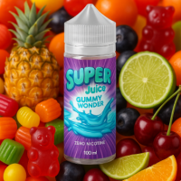 IVG Super Juice Gummy Wonder 0mg 100mlGummy Wonder shortfill e-liquid von Super Juice bringt den Geschmack von frischer Ananas, kühner schwarzer Johannisbeere, duftender Limette, reicher Kirsche und spritziger Orange in einem geschichteten Fruchtbonbon zusammen.Gummy Wonder shortfill hat 100 ml e-Flüssigkeit und Platz für zwei 10 ml Nik-Shots im Inneren. Das heißt, Sie können in großen Mengen kaufen und die Nik-Shots Ihrer Wahl hinzufügen.Seine 70%ige VG-Konzentration bedeutet, dass es für die Verwendung in einem DTL (Direct To Lung) Vape-Kit gedacht ist. Es wird dann eine größere Menge an Dampf mit größeren Wolken produzieren.Super Juice e-liquids sind in Großbritannien ansässig und zielen darauf ab, hochwertige Shortfills für Sub-Ohm-Vaporizer herzustellen. Es gibt eine Reihe von Mischungen mit Frucht-, Getränke- und Mentholgeschmack, so dass Sie sicher ein paar Favoriten finden werden.    100ml E-Liquid in einer 120ml Shortfill-Flasche    Platz für 2 x 10ml Nic Shots hinzugefügt werden    70% VG / 30% PG    Entwickelt für Sub Ohm Vaping    Hergestellt in Großbritannien    Kindersicherer Verschluss    Manipulationssicheres Siegel    Recycelbare Flasche70VG 30 PG13232I VG (I Vape Great) Premium Liquids18,90 CHFsmoke-shop.ch18,90 CHF