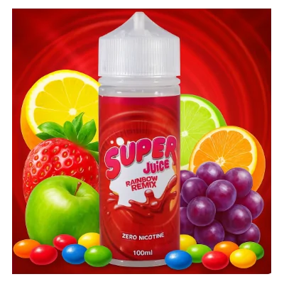 IVG Super Juice Rainbow Mix 0mg 100ml von IVG - Shortfill LiquidRainbow Remix shortfill e-liquid von Super Juice ist ein süßer Vape, der süße Erdbeer-, knackige Apfel- und weiche Traubennoten mit dem spritzigen Trio aus Zitrone, Limette und Orange ausbalanciert.Rainbow Remix shortfill hat 100 ml e-Flüssigkeit und Platz für zwei 10 ml Nik-Shots. Das heißt, Sie können in großen Mengen kaufen und die Nik-Shots Ihrer Wahl hinzufügen.Seine 70%ige VG-Konzentration bedeutet, dass es für die Verwendung in einem DTL (Direct To Lung) Vape-Kit gedacht ist. Es wird dann eine größere Menge an Dampf mit größeren Wolken produzieren.Super Juice e-liquids sind in Großbritannien ansässig und zielen darauf ab, hochwertige Shortfills für Sub-Ohm-Vaporizer herzustellen. Es gibt eine Reihe von Mischungen mit Frucht-, Getränke- und Mentholgeschmack, so dass Sie sicher ein paar Favoriten finden werden.&nbsp; &nbsp; 100ml E-Liquid in einer 120ml Shortfill-Flasche&nbsp; &nbsp; Platz für 2 x 10ml Nic Shots hinzugefügt werden&nbsp; &nbsp; 70% VG / 30% PG&nbsp; &nbsp; Entwickelt für Sub Ohm Vaping&nbsp; &nbsp; Hergestellt in Großbritannien&nbsp; &nbsp; Kindersicherer Verschluss&nbsp; &nbsp; Manipulationssicheres Siegel&nbsp; &nbsp; Recycelbare Flasche70 VG 30 PG13229I VG (I Vape Great) Premium Liquids18,90&nbsp;CHFsmoke-shop.ch18,90&nbsp;CHF