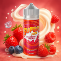 IVG Super Juice Milkberry Might 0mg 100ml - ShortfillMilkberry Might shortfill e-liquid von Super Juice ist eine Süßigkeit Mischung mit einem fruchtigen Geschmack. Eine sorgfältig ausgewogene Auswahl an saftig schmeckenden Beeren wird durch reichhaltige, cremige Noten ergänzt.Milkberry Might shortfill hat 100ml e-liquid und Platz für zwei 10ml nic shots im Inneren. Das bedeutet, dass Sie in großen Mengen kaufen und die Nik-Shots Ihrer Wahl hinzufügen können.Seine 70%ige VG-Konzentration bedeutet, dass es für die Verwendung in einem DTL (Direct To Lung) Vape Kit gedacht ist. Es wird dann eine größere Menge an Dampf mit größeren Wolken produzieren.Super Juice e-liquids sind in Großbritannien ansässig und zielen darauf ab, hochwertige Shortfills für Sub-Ohm-Vaporizer herzustellen. Es gibt eine Reihe von Mischungen mit Frucht-, Getränke- und Mentholgeschmack, so dass Sie sicher ein paar Favoriten finden werden.    100ml E-Liquid in einer 120ml Shortfill-Flasche    Platz für 2 x 10ml Nic Shots hinzugefügt werden    70% VG / 30% PG    Entwickelt für Sub Ohm Vaping    Hergestellt in Großbritannien    Kindersicherer Verschluss    Manipulationssicheres Siegel    Recycelbare Flasche70VG 30 PG13234I VG (I Vape Great) Premium Liquids18,90 CHFsmoke-shop.ch18,90 CHF