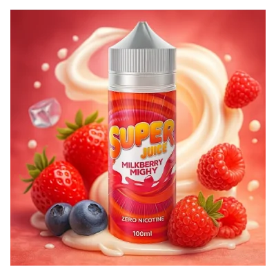 IVG Super Juice Milkberry Might 0mg 100ml - ShortfillMilkberry Might shortfill e-liquid von Super Juice ist eine Süßigkeit Mischung mit einem fruchtigen Geschmack. Eine sorgfältig ausgewogene Auswahl an saftig schmeckenden Beeren wird durch reichhaltige, cremige Noten ergänzt.Milkberry Might shortfill hat 100ml e-liquid und Platz für zwei 10ml nic shots im Inneren. Das bedeutet, dass Sie in großen Mengen kaufen und die Nik-Shots Ihrer Wahl hinzufügen können.Seine 70%ige VG-Konzentration bedeutet, dass es für die Verwendung in einem DTL (Direct To Lung) Vape Kit gedacht ist. Es wird dann eine größere Menge an Dampf mit größeren Wolken produzieren.Super Juice e-liquids sind in Großbritannien ansässig und zielen darauf ab, hochwertige Shortfills für Sub-Ohm-Vaporizer herzustellen. Es gibt eine Reihe von Mischungen mit Frucht-, Getränke- und Mentholgeschmack, so dass Sie sicher ein paar Favoriten finden werden.    100ml E-Liquid in einer 120ml Shortfill-Flasche    Platz für 2 x 10ml Nic Shots hinzugefügt werden    70% VG / 30% PG    Entwickelt für Sub Ohm Vaping    Hergestellt in Großbritannien    Kindersicherer Verschluss    Manipulationssicheres Siegel    Recycelbare Flasche70VG 30 PG13234I VG (I Vape Great) Premium Liquids18,90 CHFsmoke-shop.ch18,90 CHF