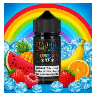 Sadboy - Rainbow Ice 50ml 0mg shortfillRainbow Ice E-Liquid von Sadboy ist eine geheimnisvolle Mischung aus süßen tropischen Früchten mit einem eisigen Menthol-Finish, die zusammenkommen, um ein einzigartiges Erlebnis zu schaffen.Rainbow Ice von SadBoy kommt als 50ml E-Liquid mit 0 Nikotin. Es gibt Raum für Nikotin hinzugefügt werden, wenn nötig.Geschmack: Rainbow Ice von SadBoy E-Liquid bietet Ihnen eine großartige Auswahl an explosiv saftigen tropischen Früchten, die zusammen püriert und mit lebhaftem Menthol gemischt wurden. Während ein intensives Frösteln durch deinen Körper fegt, genießt du ein intensives fruchtiges Gefühl, das deine Zunge zu einem markerschütternden Schrei der Freude werden lässt. Jeder Zug ist so geschmackvoll, dass Du gar nicht mehr aufhören möchtest.Sobald Sie den Dampf in Ihren Mund lassen, erscheinen helle, fruchtige Noten auf der Zunge, die Sie an Sonnenuntergänge an schönen Stränden und sich wiegende Palmen denken lassen. Lassen Sie sich von exquisit saftigen Ananas, Mangos und mehr überraschen, die Ihren Gaumen abwechselnd mit exquisitem Nektar tränken. Jetzt wird es interessant, denn es wird immer süßer am Gaumen. Schließlich übernimmt die intensive Frostigkeit die totale Kontrolle und friert deine Geschmacksknospen bis ins Innerste ein.Rainbow Ice Liquid von SadBoy kommt in einer mittelgroßen Flasche mit einer paradiesischen Wolke jagen Mischung von 75/25 VG/PG.Dieses regenbogengefüllte" Vergnügen ist wirklich der perfekte ADV dank seines intensiv erfrischenden Geschmacks, der nie und nimmer enttäuscht. Entdecken Sie noch heute, was sich am Ende dieses "Regenbogens" befindet.13508Sad Boy - E- Juice12,90 CHFsmoke-shop.ch12,90 CHF