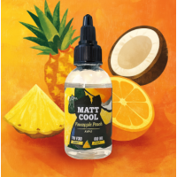 Pineapple Dash 50ml Mattcool - Liquid 0 mg - shortfill50 ml Pineapple Dash 50ml MattcoolTropische Ananans vermischt mit Orangen Marmelade, und einem hauch cremiger KokusnussTropical pineapple freshly squeezed into tangy orange marmalade, mixed with creamy coconut.A dream that has become a beautiful juice!50mlPG30/70VG39485,70 CHFsmoke-shop.ch5,70 CHF